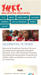 Mobile Screenshot of broadmoorpreschool.org