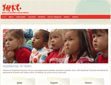 Tablet Screenshot of broadmoorpreschool.org